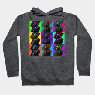 shuffle black panther in technicolor Hoodie